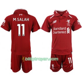 Billige Fotballdrakter Liverpool M.SALAH 11 Barn Hjemmedraktsett 2018/19 Kortermet